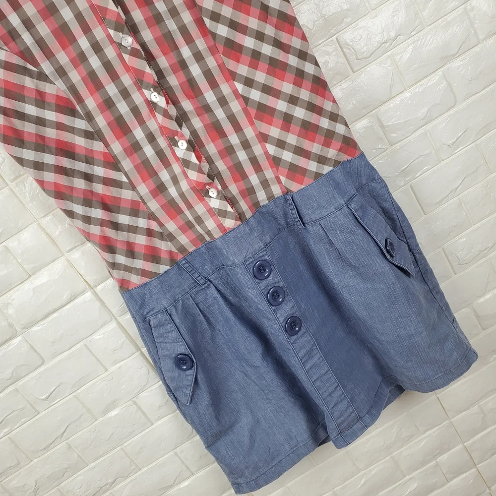 xs checkered casual dress ( 5 for $20 ) - Picture 4 of 8